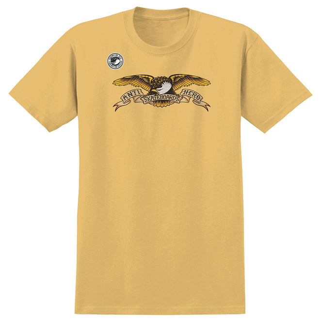Anti-Hero Eagle Premium Mustard T Shirt
