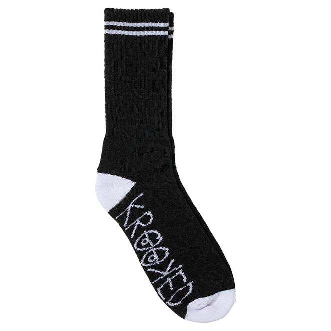 Krooked Multi Flowers Crew Socks