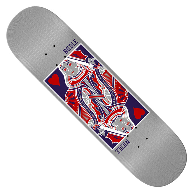 Real Nicole Hause Queen of Hearts Twin Nose Deck