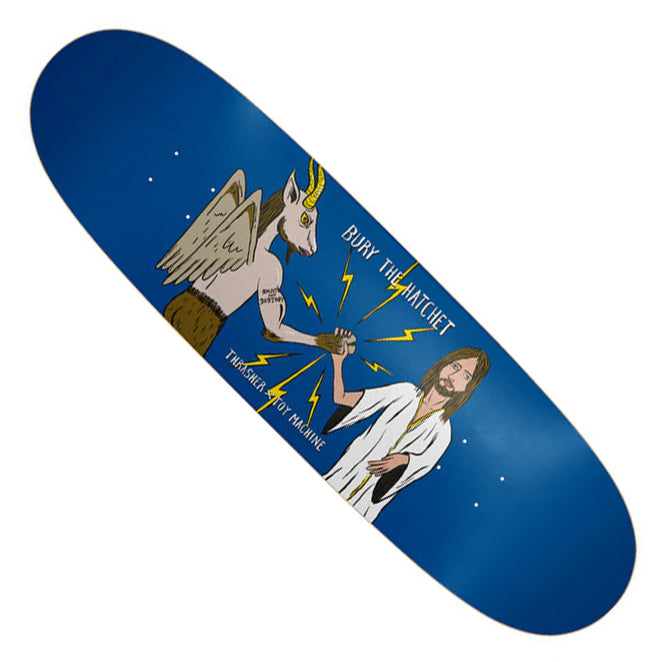 Toy Machine x Thrasher Bury The Hatchet Shaped Deck