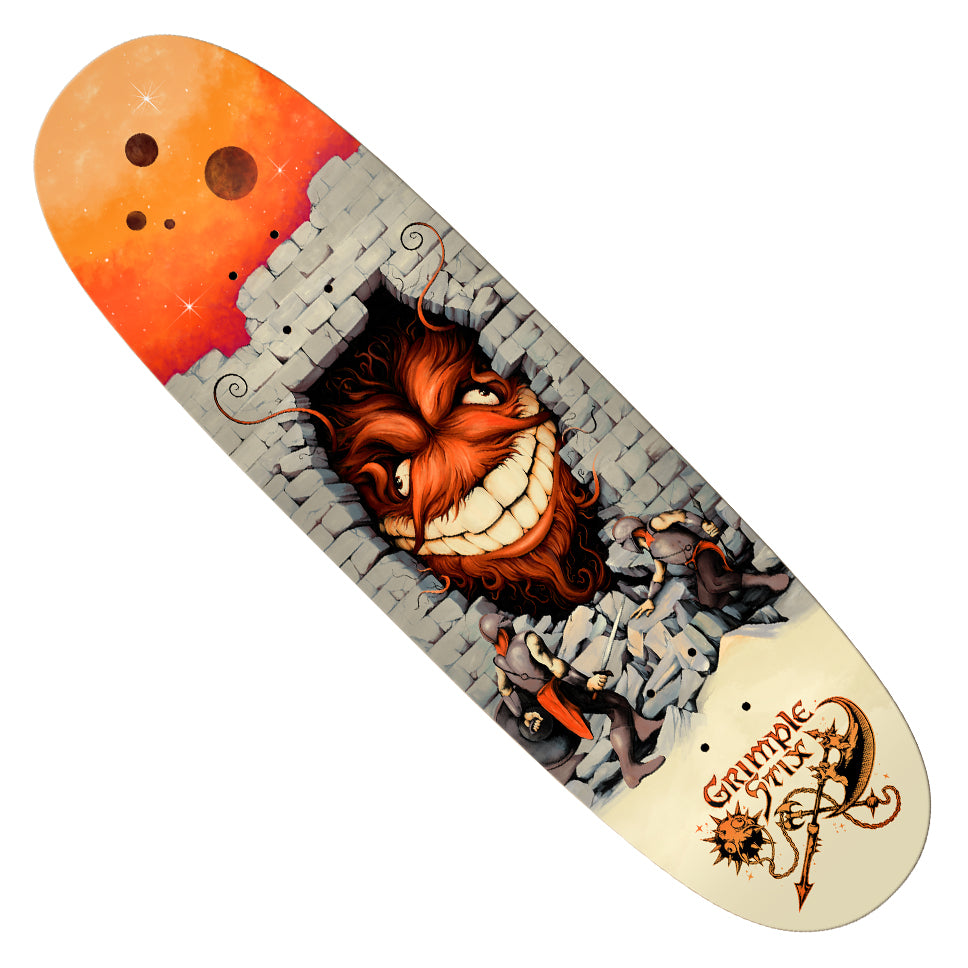 Anti-Hero Grimple Stix Barbarian Shaped Deck — Skatepark of