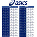 Asics Footwear Size Guide