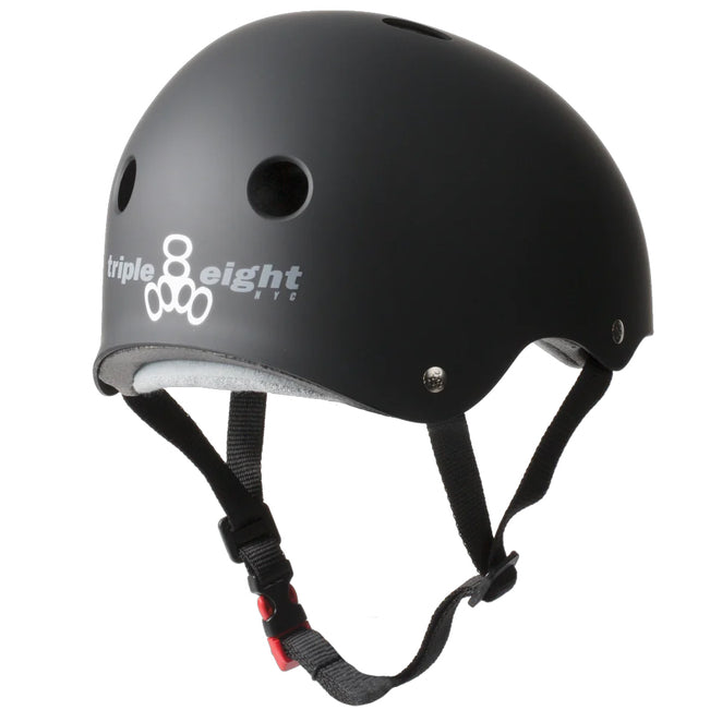 Triple 8 The Certified Sweatsaver Black Matte Helmet