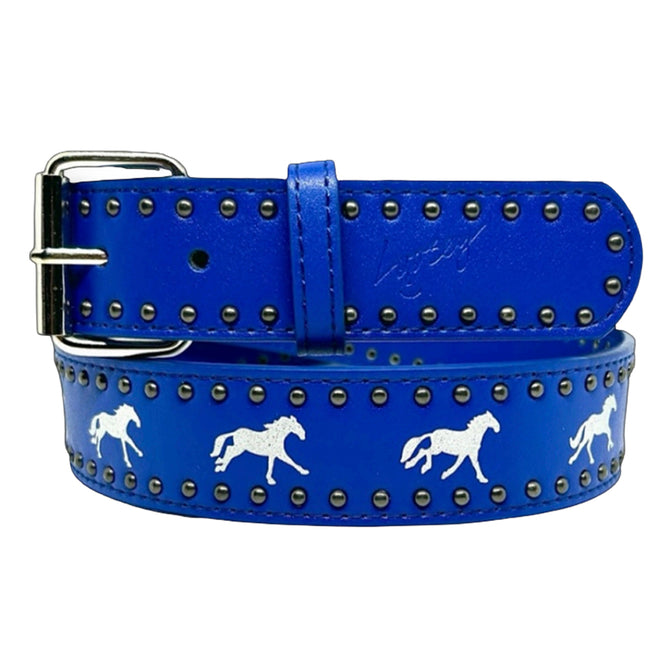 Loosey Blue Silver Stallion Belt