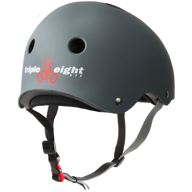 Triple 8 The Certified Sweatsaver Carbon Matte Helmet