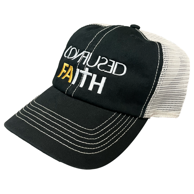 Fucking Awesome Confused Faith Trucker Snap-Back Hat