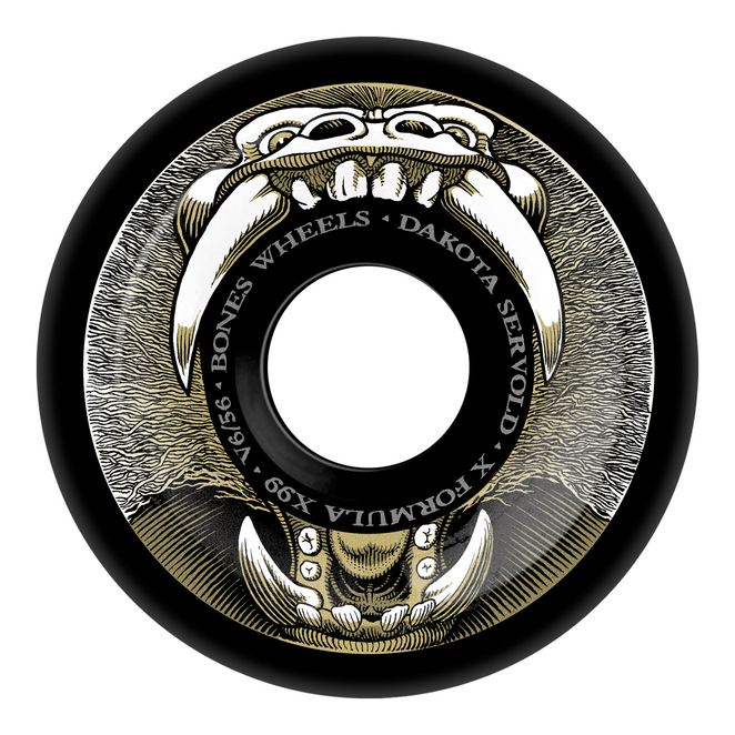 Bones Wheels Servold Baboonatic V6 Widecut X-Formula 99A Wheels