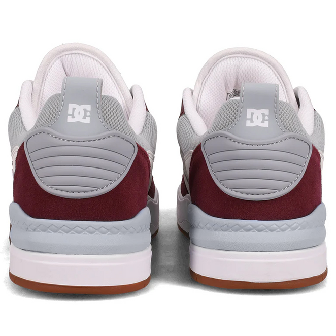 DC Shoe Co. Ascend Off White Maroon Shoes