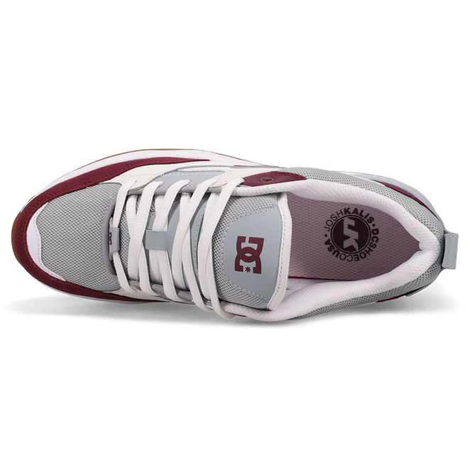 DC Shoe Co. Ascend Off White Maroon Shoes