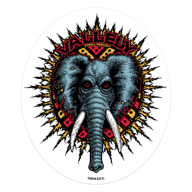 Powell Peralta Mike Vallely Elephant Sticker