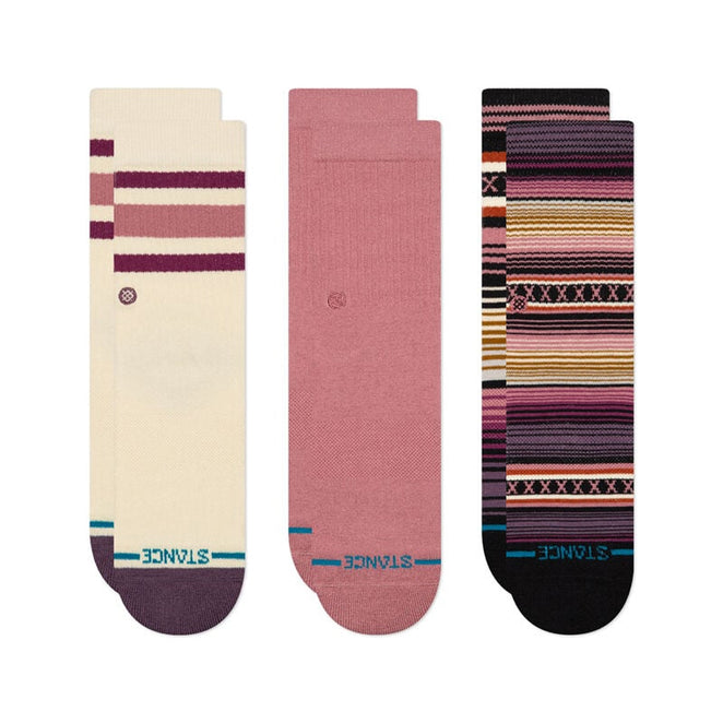 Stance Icon Mixed Kids Crew 3 Pack Socks