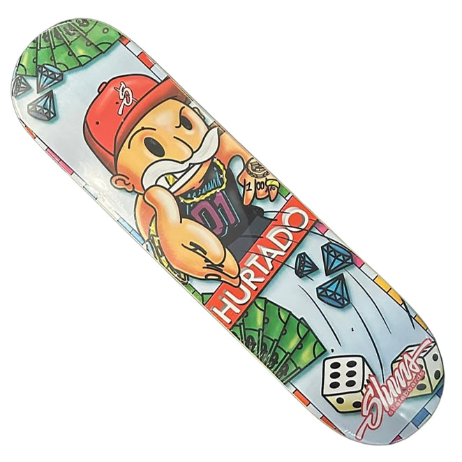 Slums Skateboards Paul Hurtado Monopoly Deck