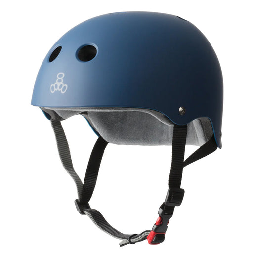 Triple 8 The Certified Sweatsaver Navy Matte Helmet