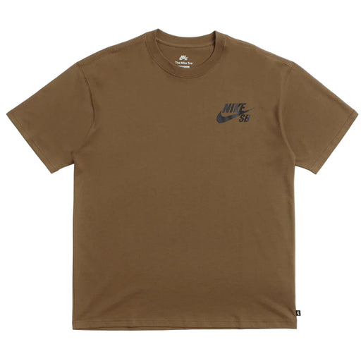 Nike SB Mosswood Brown Logo T Shirt