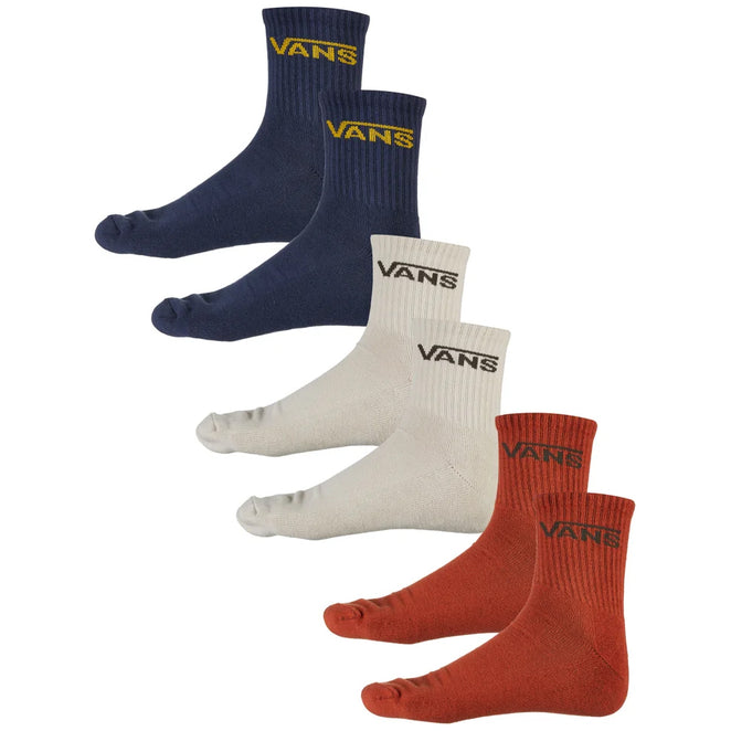 Vans Classic Half Crew 3 Pack Parisian Night Socks