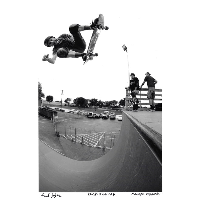 Fakie Full Cab *Signed* Paul Zitzer Print