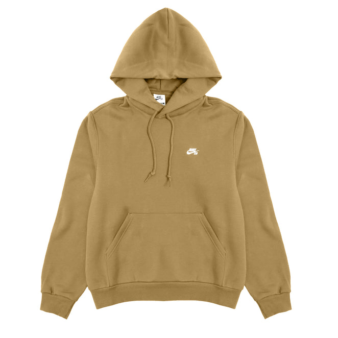 Nike SB Parachute Beige Essentials Embroidered Fleece Pullover Skate Hooded Sweatshirt