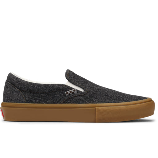 Vans Skate Slip-On Black Denim Shoes