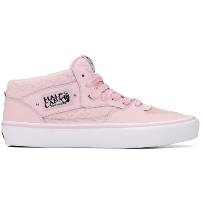 Vans Skate Half Cab Pink White Shoes