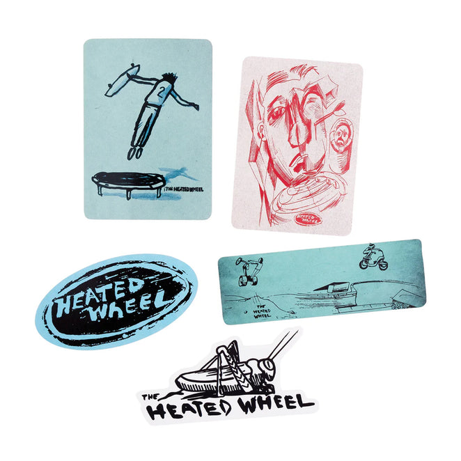The Heated Wheel Sticker Pack