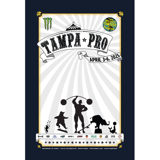 Tampa Pro 2025 Poster