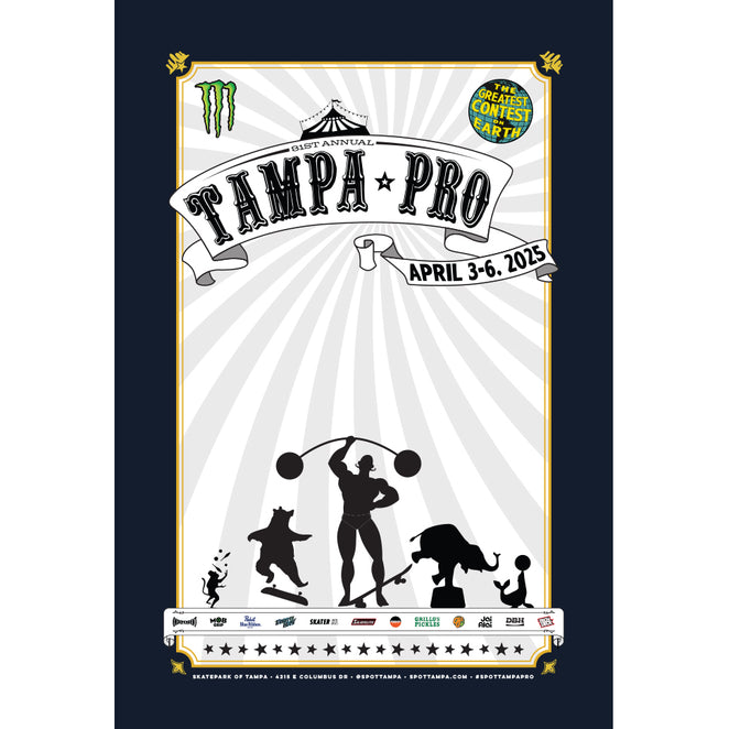 Tampa Pro 2025 Poster