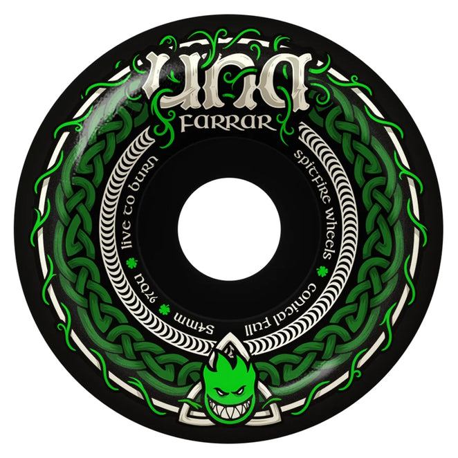 Spitfire Una Farrar Trinity Black Conical Full F4 97D Wheels