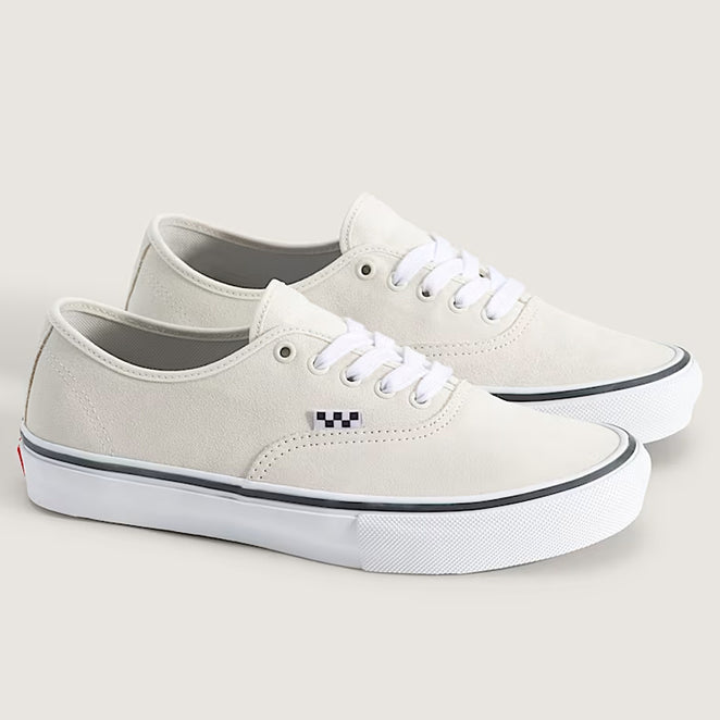 Vans Skate Authentic White Gunmetal Shoes