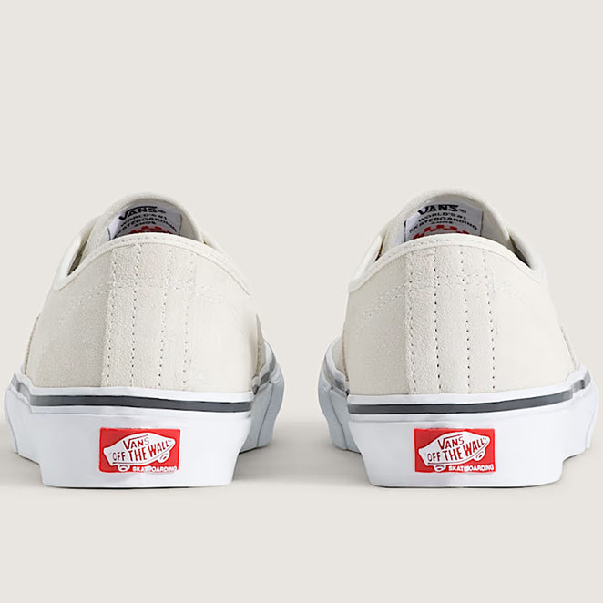 Vans Skate Authentic White Gunmetal Shoes