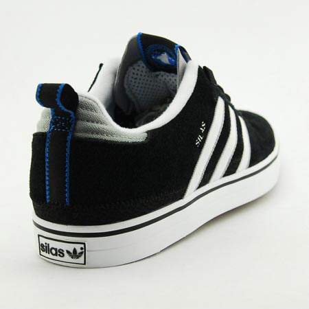 adidas Silas Baxter-Neal 2 Shoes, Black/ Running White/ Bluebird in stock  at SPoT Skate Shop