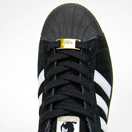 adidas RYR Drake Jones Superstar RT Shoes, Black Suede/ Running White in  stock at SPoT Skate Shop