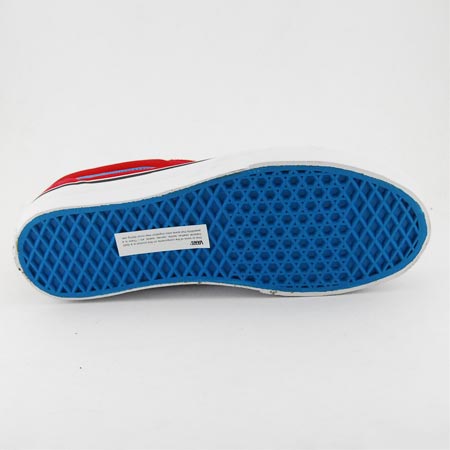 Vans Old Skool Unisex Shoes, Chili Pepper Red/ Methyl Blue/ White in stock  at SPoT Skate Shop
