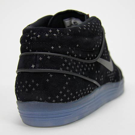 Nike Lunar Stefan Janoski Mid Flash Shoes, Black/ Black/ Clear in stock at  SPoT Skate Shop
