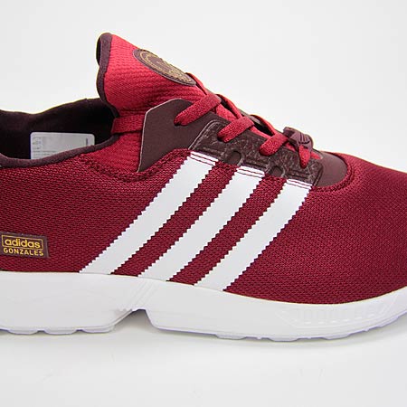 adidas ZX Gonz Shoes, Burgundy/ Running White/ Night Red in stock at SPoT  Skate Shop
