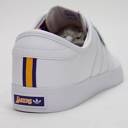 adidas Seeley NBA Shoes, Running White/ Running White/ LA Lakers in stock  at SPoT Skate Shop