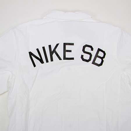 Nike Coaches Jacket, White in stock at SPoT Skate Shop
