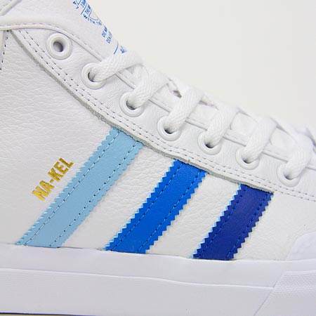 adidas Na-Kel Smith Matchcourt Mid ADV Shoes, Running White/ Core Royal/  Bluebird in stock at SPoT Skate Shop