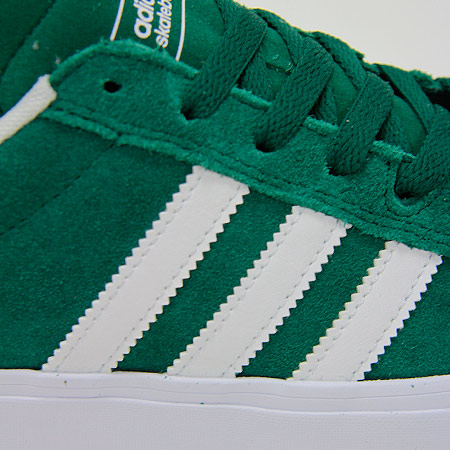 adidas Campus Vulc II Shoes, Forest Green/ Running White in stock at SPoT  Skate Shop
