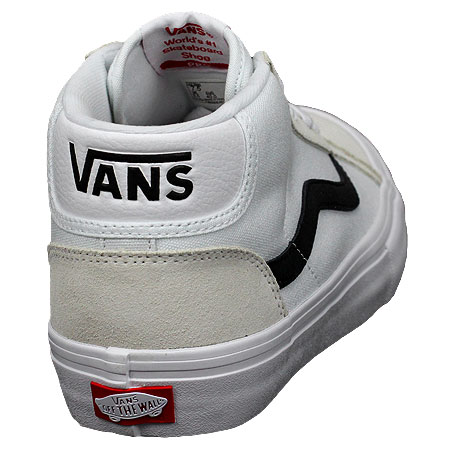 Vans Mid Skool Pro Shoes, White/ White in stock at SPoT Skate Shop