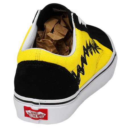 beskytte myndighed Lære udenad Vans Vans X Peanuts Old Skool Shoes, Black/ Yellow in stock at SPoT Skate  Shop