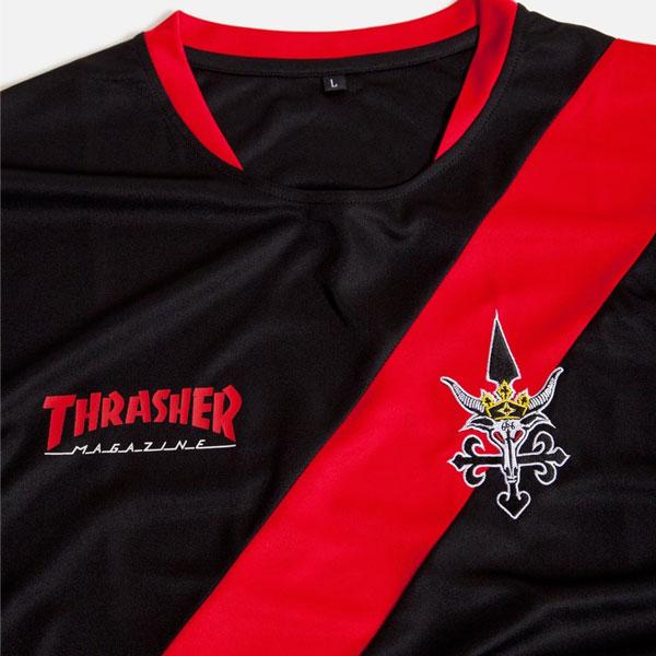 Thrasher Magazine Futbol Jersey in stock at SPoT Skate Shop