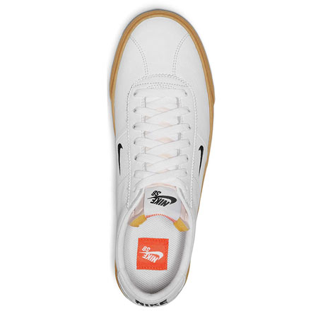 Nike SB Zoom Bruin ISO Shoes, White/ Black/ Safety Orange in stock at SPoT  Skate Shop