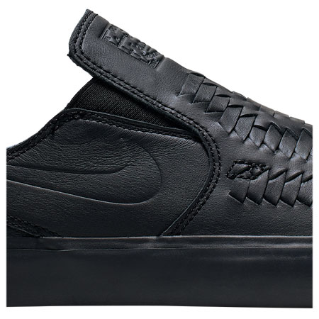 Nike SB Zoom Stefan Janoski Slip RM Crafted Shoes, Black/ Black/ Black/  Black in stock at SPoT Skate Shop