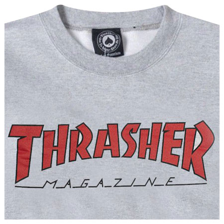 Thrasher Magazine Outlined Crewneck Sweatshirt in stock at SPoT Skate Shop