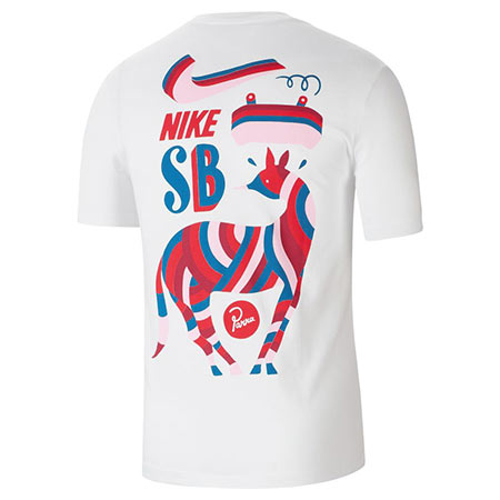 Nike SB X Parra Pocket T Shirt, White in stock at SPoT Skate Shop