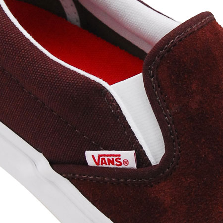 Vans Slip-On Pro Shoes, Deep Mahogany 