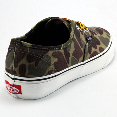 Vans Authentic Unisex Shoes, (Waxed Canvas) Camo/ Marsh in stock at SPoT  Skate Shop