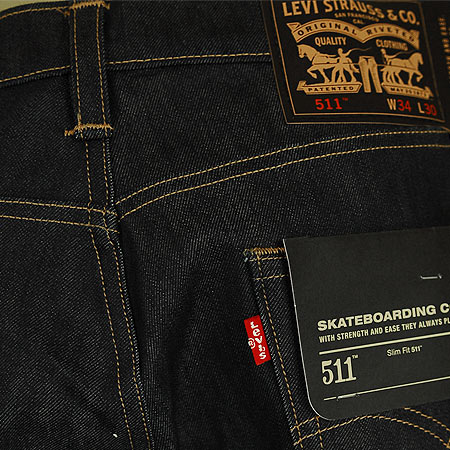 Levis Skate 511 Slim 5-Pocket Jeans, Rigid Indigo in stock at SPoT Skate  Shop