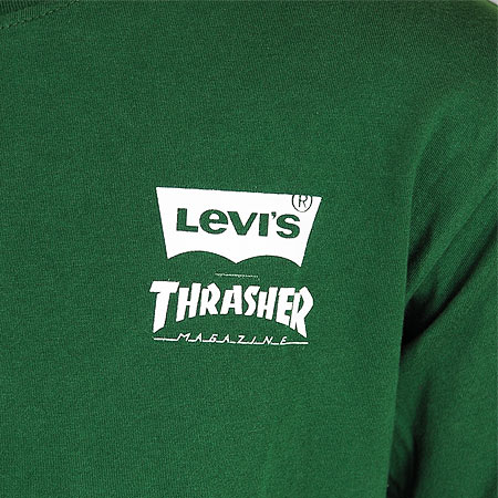 Levis Levis X Thrasher Collaboration T Shirt in stock at SPoT Skate Shop