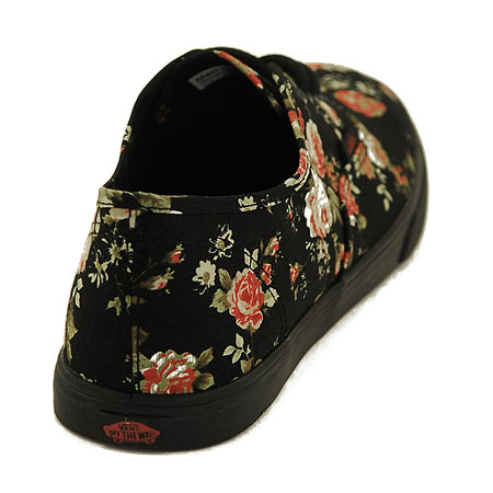 Vans Authentic Lo Pro Unisex Shoes, Black/ Black/ Floral in stock at SPoT  Skate Shop